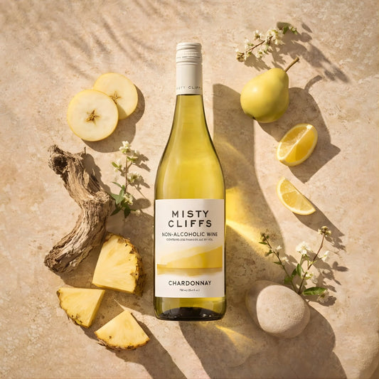 Misty Cliffs Chardonnay Non-Alcoholic Still White Wine