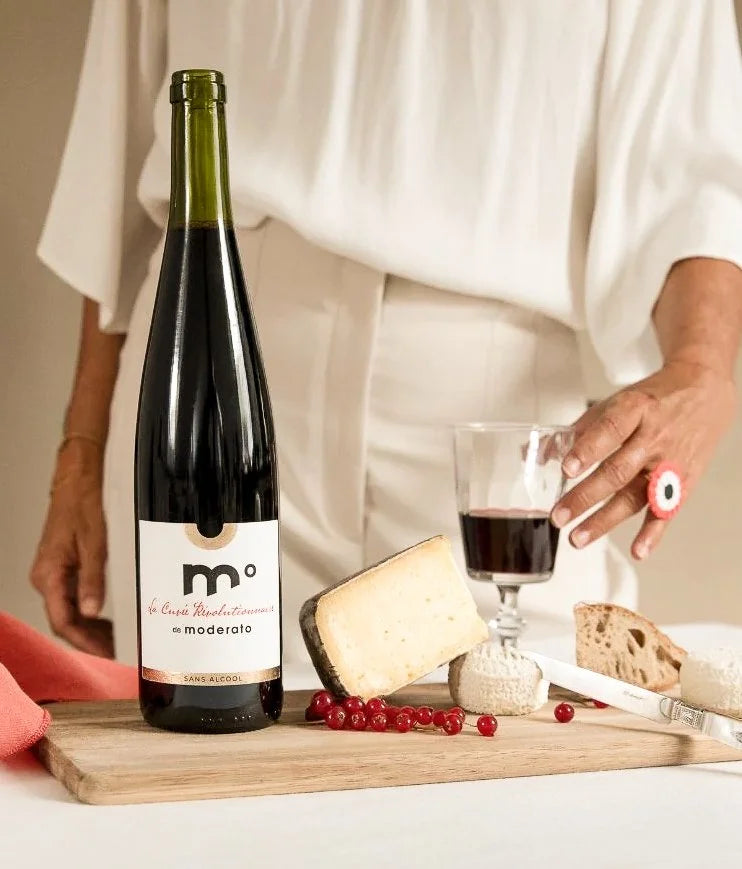 Moderato Revolution Merlot - Tannat Blend Non-Alcoholic Organic French Red Wine