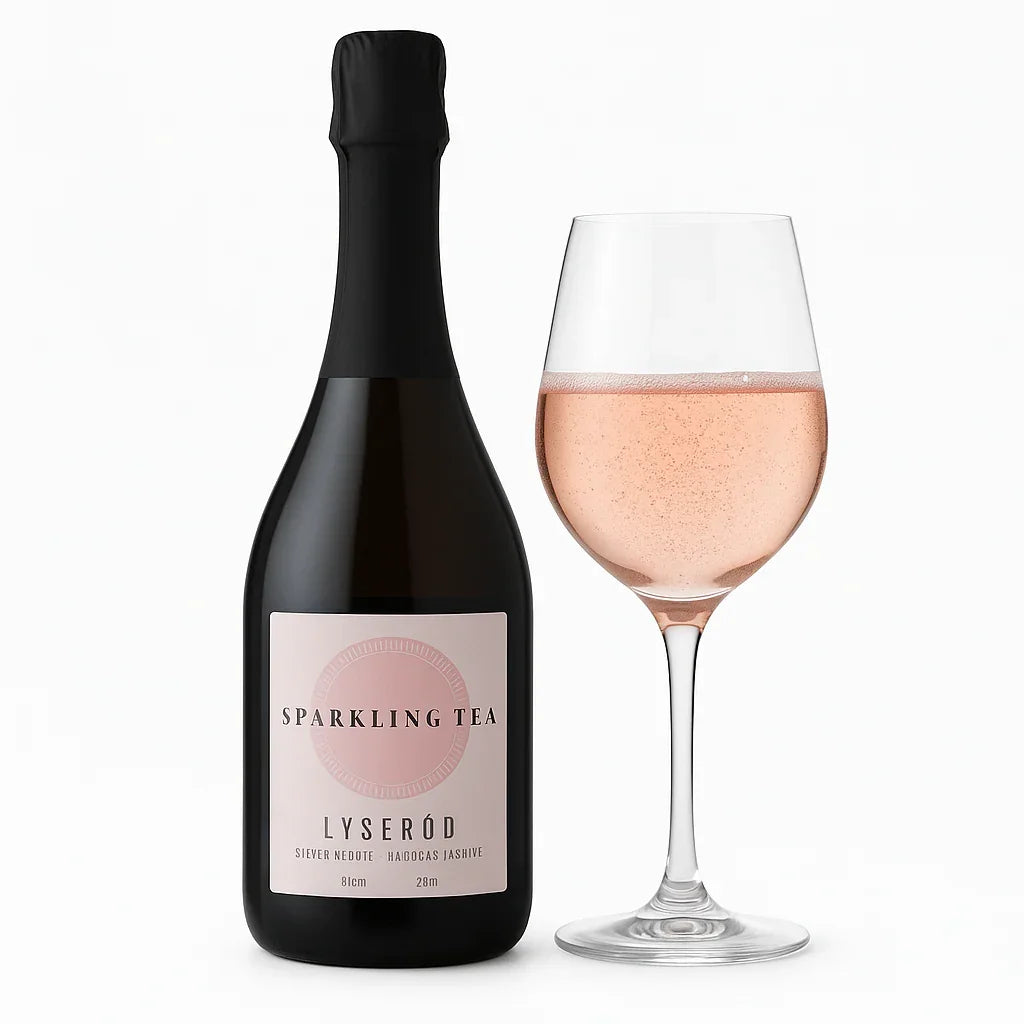 Copenhagen Non-Alcoholic Sparkling Tea LYSERØD | Hibiscus | Oolong | Silver Needle | Rosé Proxy