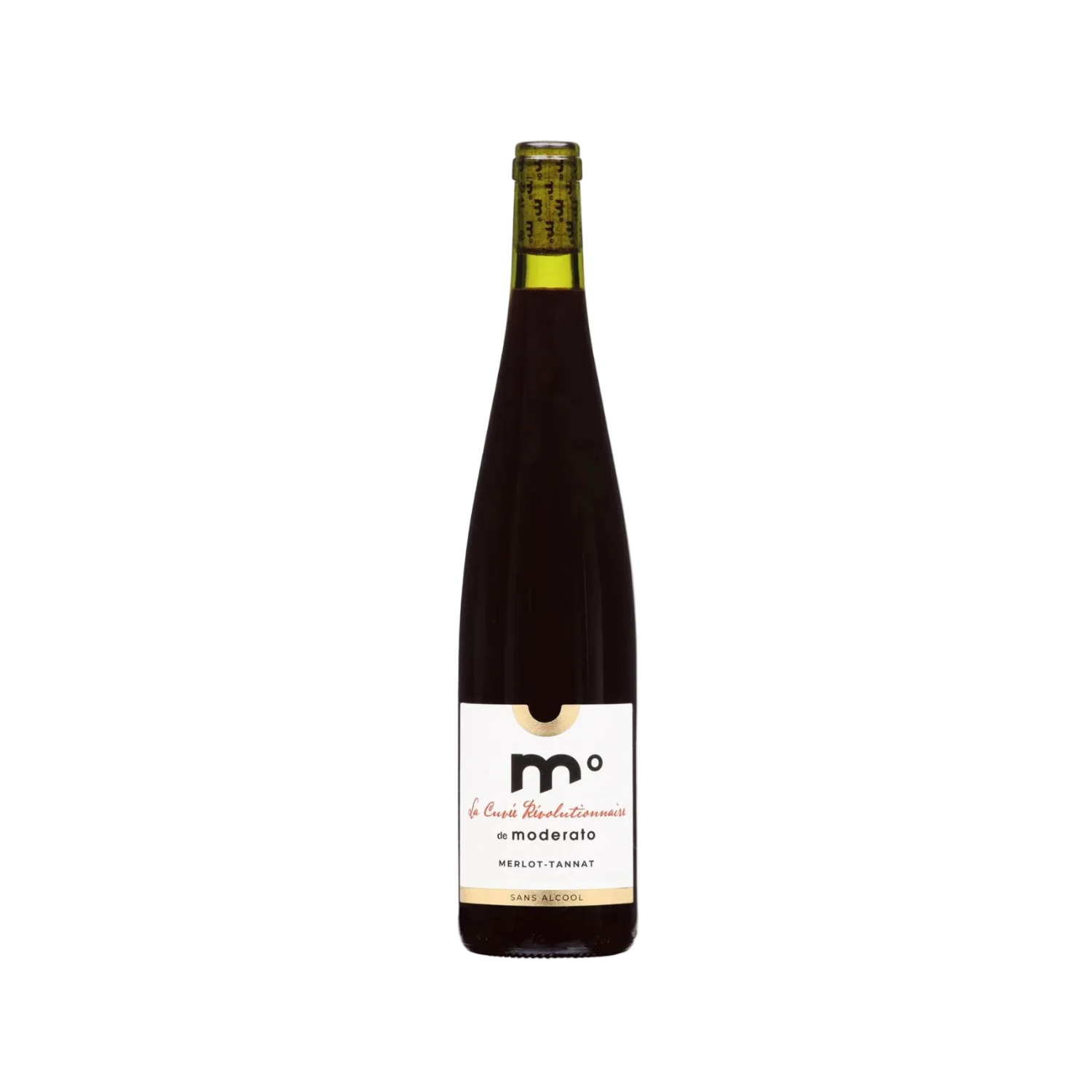 Moderato Revolution Merlot - Tannat Blend Non-Alcoholic Organic French Red Wine