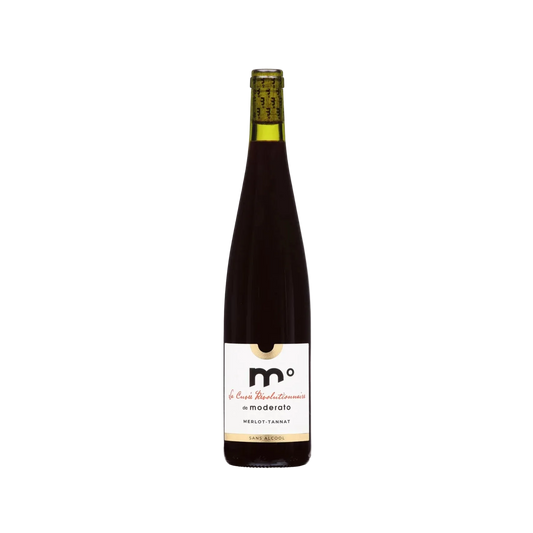 Moderato Revolution Merlot Non-Alcoholic Organic French Red Wine