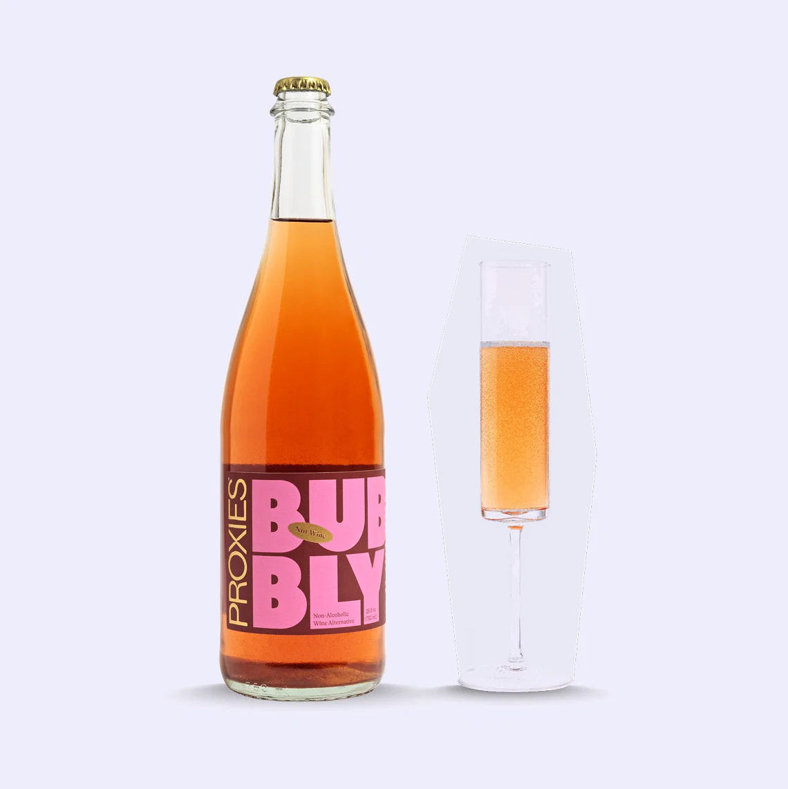 Proxies Bubbly Rosé Non-Alcoholic Sparking Rosé Wine Proxy
