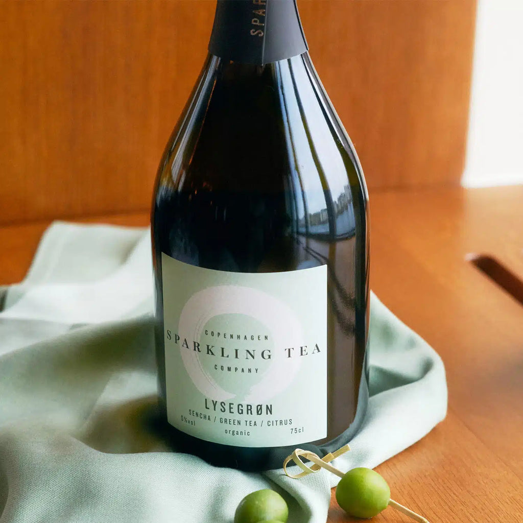 Copenhagen Non-Alcoholic Sparkling Tea LYSEGRØN | Sencha - Green Tea - Citrus
