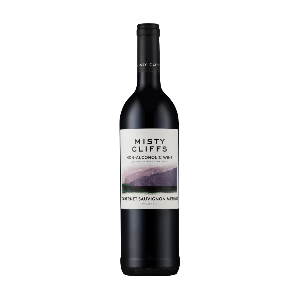 Misty Cliffs Cabernet Sauvignon - Merlot Bordeaux Blend Non-Alcoholic Red Wine
