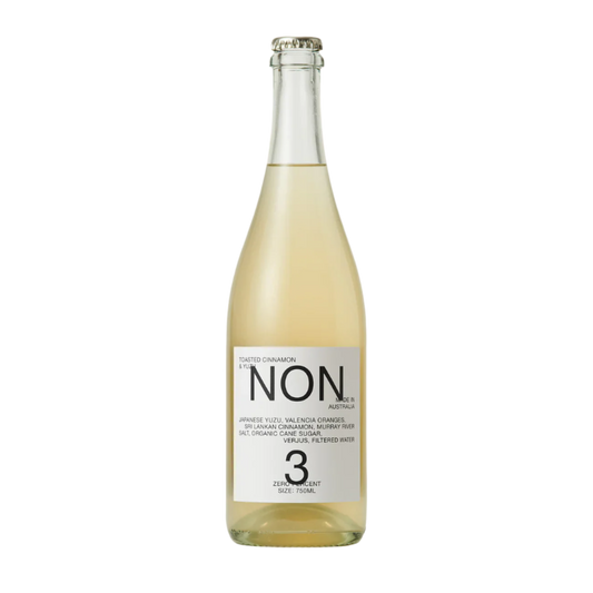NON3 (No.03) Toasted Cinnamon & Yuzu Non-Alcoholic Still White Wine