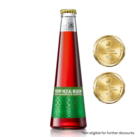 St. Agrestis Phony Mezcal Negroni Non-Alcoholic Mocktail